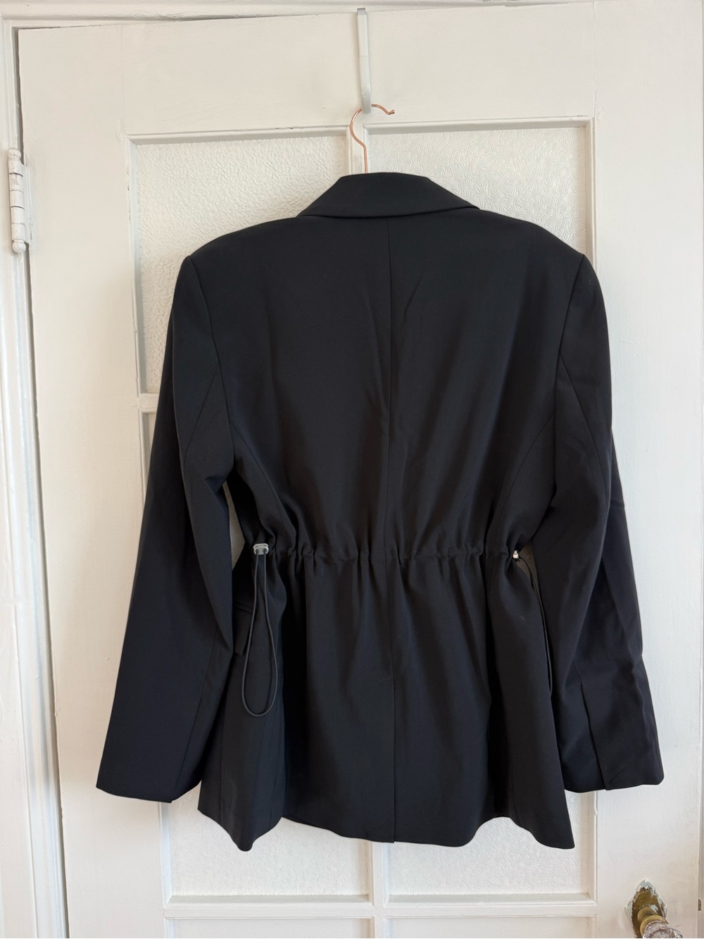 Athleta MVP Black Cinch Waist Blazer Jacket - Picture 5 of 5